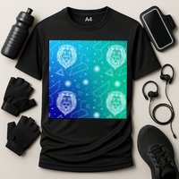 Leo Zodiac Astrology Cooling Performance Crew T-Shirt