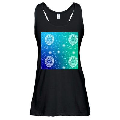 Leo Zodiac Astrology Ladies Essential Flowy Tank