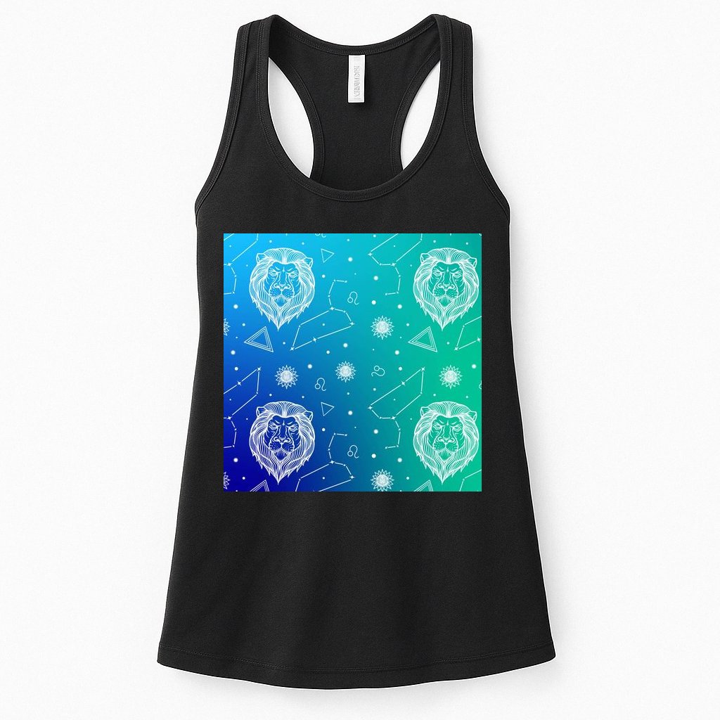 Leo Zodiac Astrology Womens Tank Top