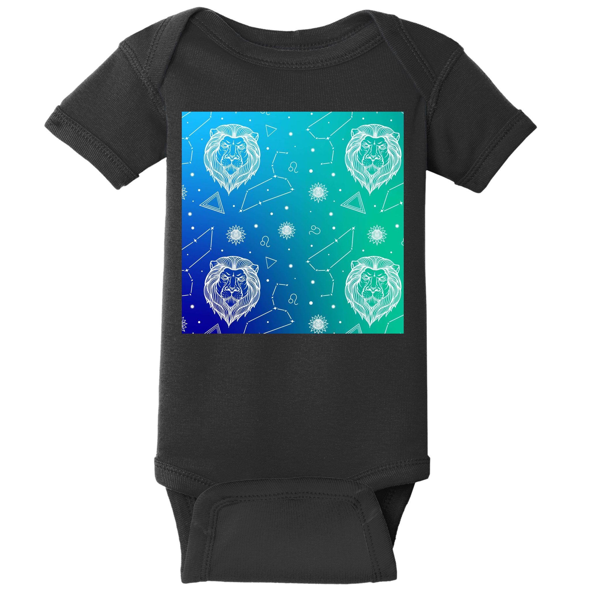 Leo Zodiac Astrology Baby Bodysuit