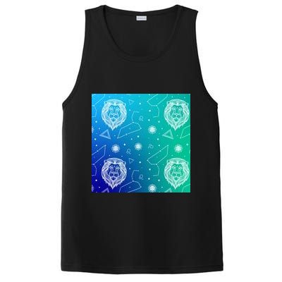 Leo Zodiac Astrology PosiCharge Competitor Tank
