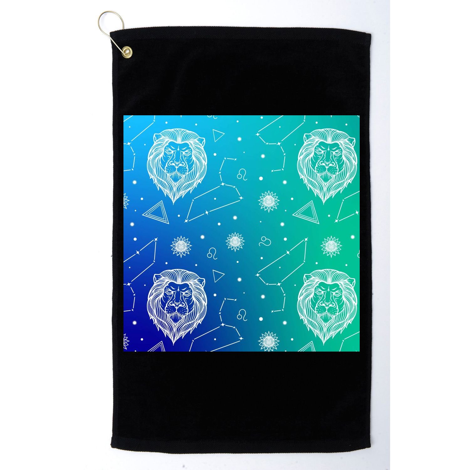 Leo Zodiac Astrology Golf Towel