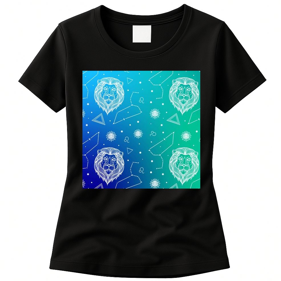Leo Zodiac Astrology Womens T-Shirt