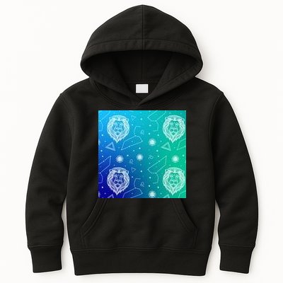 Leo Zodiac Astrology Kids Hoodie