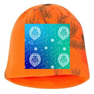 Leo Zodiac Astrology Kati - Camo Knit Beanie