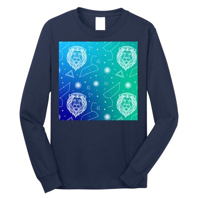 Leo Zodiac Astrology Long Sleeve Shirt