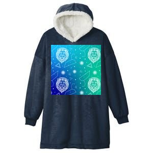 Leo Zodiac Astrology Hooded Wearable Blanket