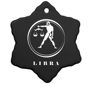 Libra Zodiac Astrology Sign Meaningful Gift Ceramic Star Ornament