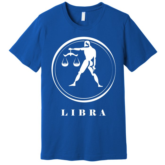 Libra Zodiac Astrology Sign Meaningful Gift Premium T-Shirt