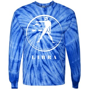 Libra Zodiac Astrology Sign Meaningful Gift Tie-Dye Long Sleeve Shirt