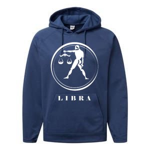 Libra Zodiac Astrology Sign Meaningful Gift Performance Fleece Hoodie