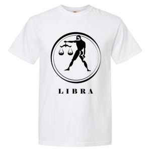 Libra Zodiac Astrology Sign Meaningful Gift Garment-Dyed Heavyweight T-Shirt