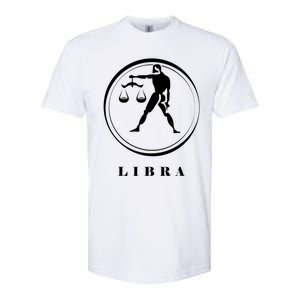 Libra Zodiac Astrology Sign Meaningful Gift Softstyle CVC T-Shirt