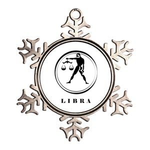 Libra Zodiac Astrology Sign Meaningful Gift Metallic Star Ornament