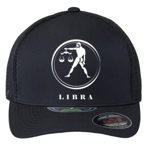 Libra Zodiac Astrology Sign Great Gift Flexfit Unipanel Trucker Cap