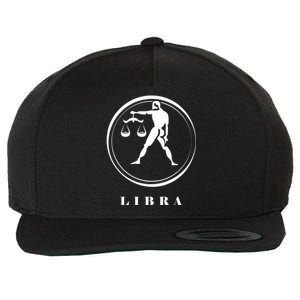 Libra Zodiac Astrology Sign Great Gift Wool Snapback Cap