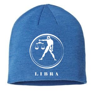 Libra Zodiac Astrology Sign Great Gift Sustainable Beanie