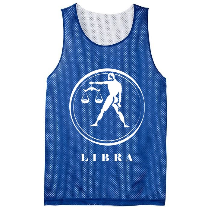 Libra Zodiac Astrology Sign Great Gift Mesh Reversible Basketball Jersey Tank