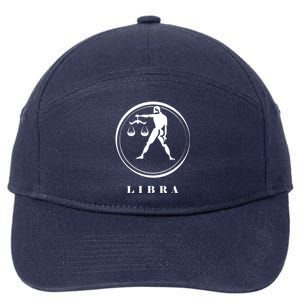 Libra Zodiac Astrology Sign Great Gift 7-Panel Snapback Hat