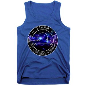 Libra Zodiac Astrology Symbol And Qualities Gift Tank Top