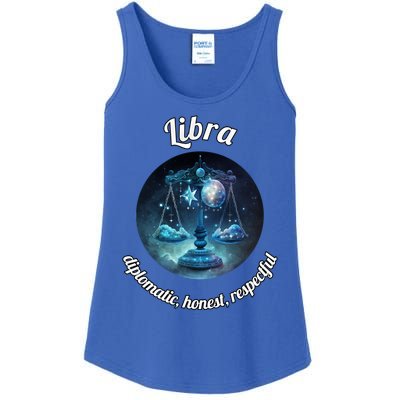 Libra Zodiac Astronomy Gift Ladies Essential Tank