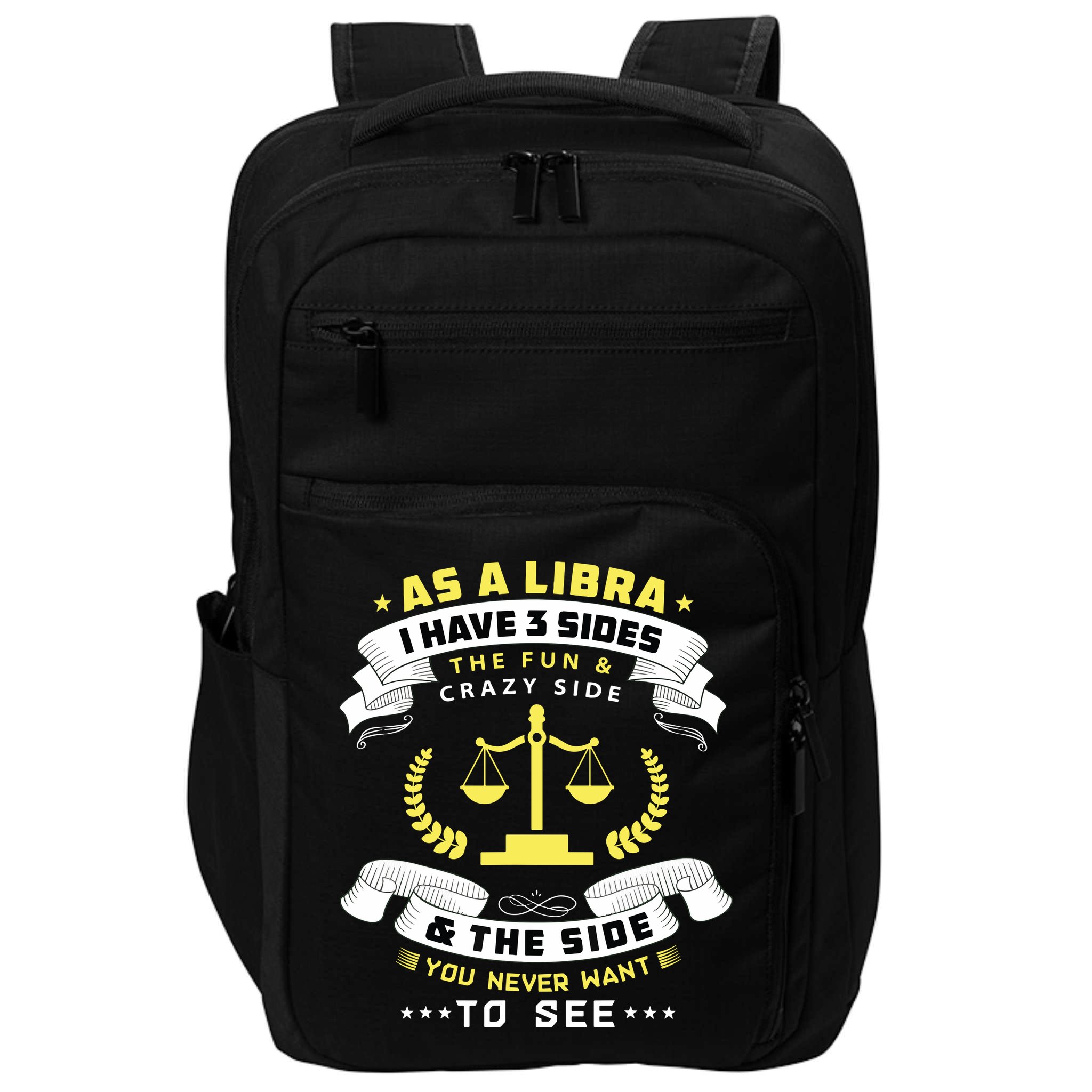 Libra Zodiac Birthday Horoscope Sign Libra Impact Tech Backpack