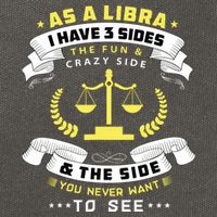 Libra Zodiac Birthday Horoscope Sign Libra Cotton Canvas Backpack