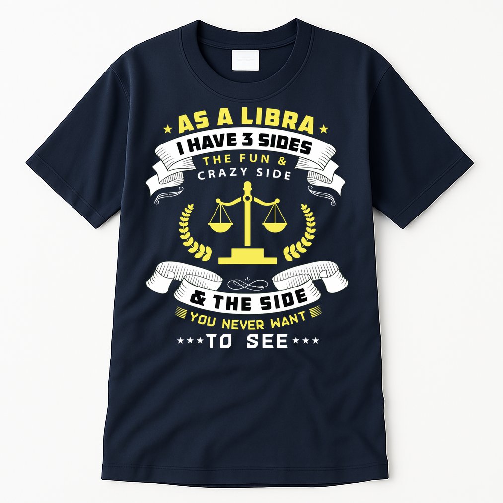 Libra Zodiac Birthday Horoscope Sign Libra Tall T-Shirt