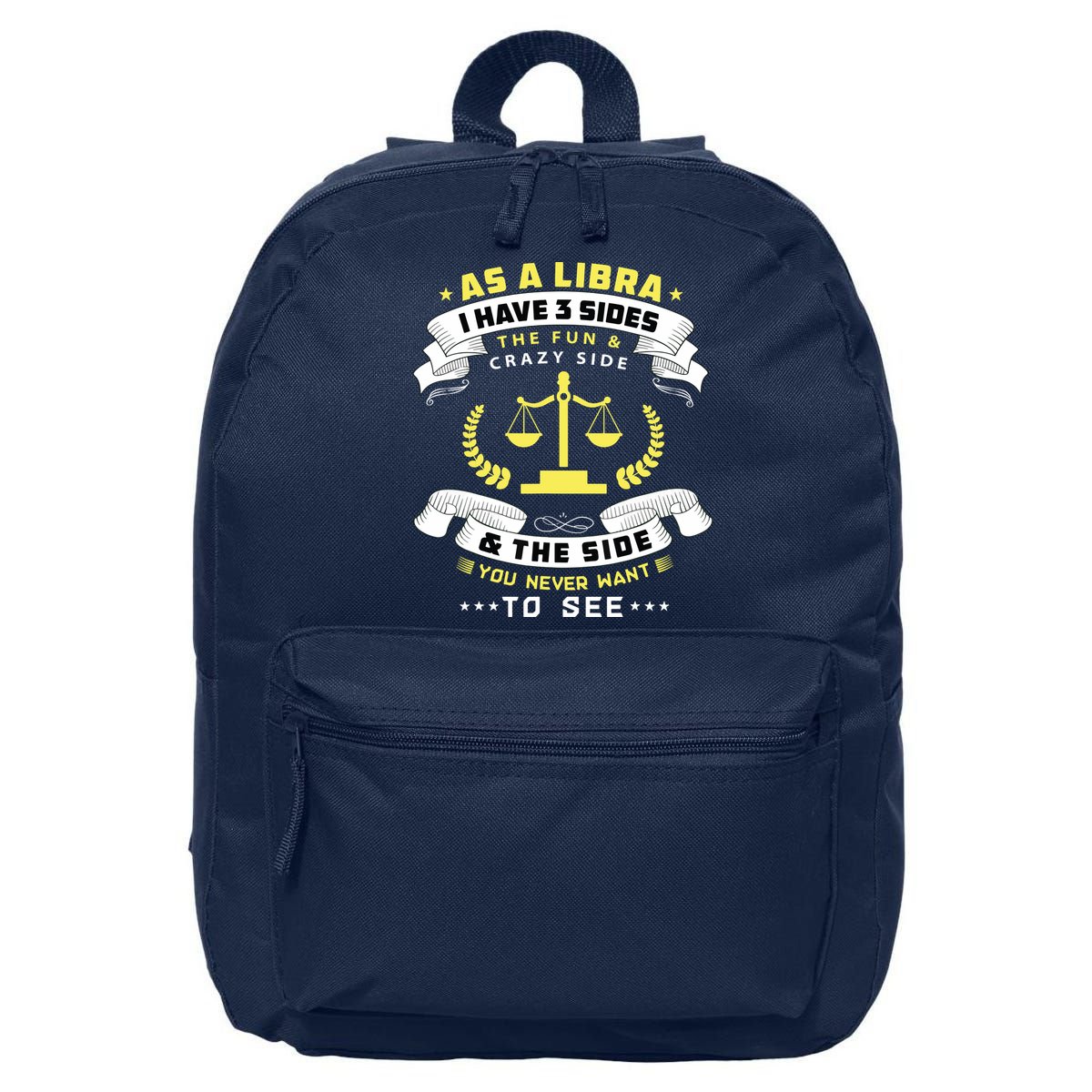Libra Zodiac Birthday Horoscope Sign Libra 16 in Basic Backpack