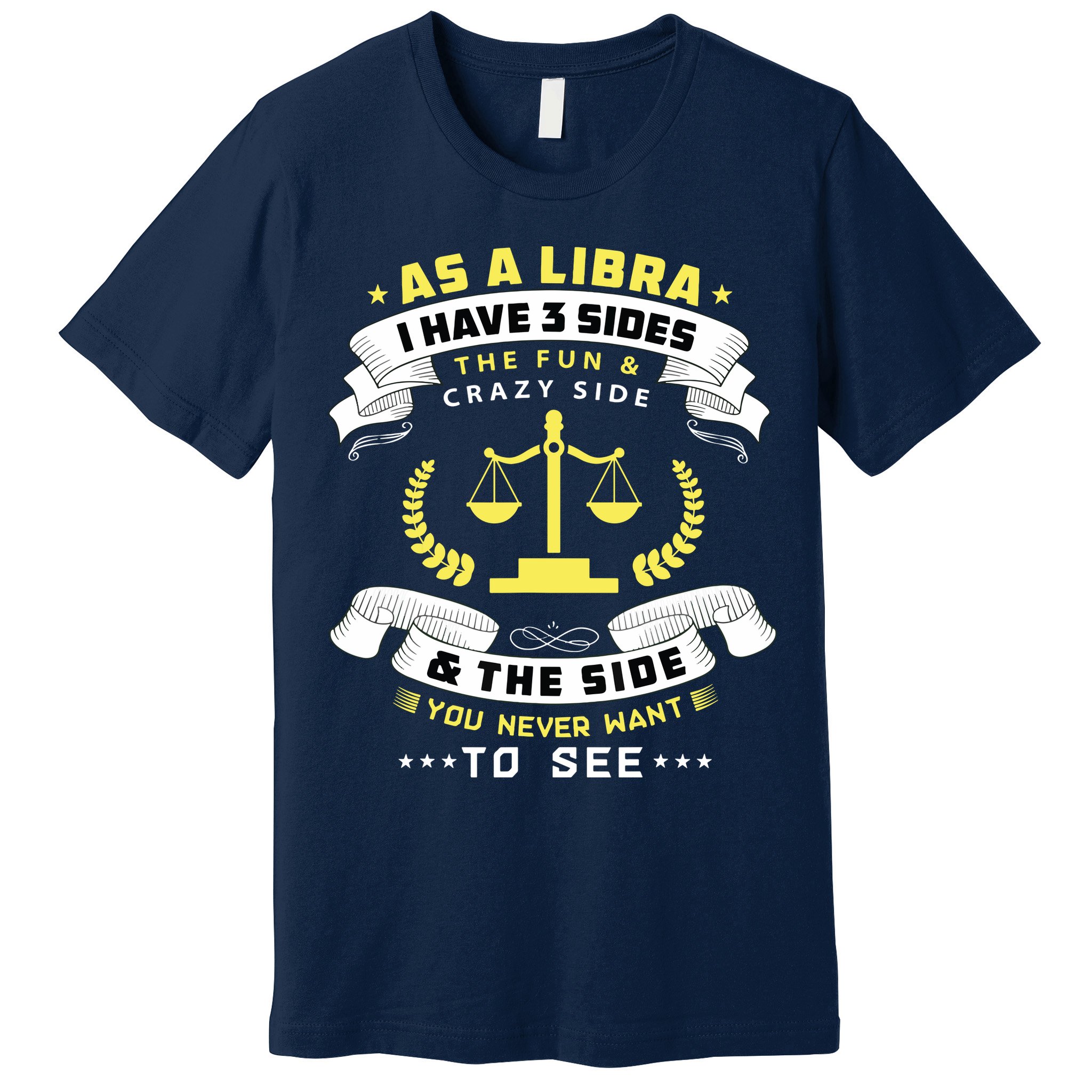 Libra Zodiac Birthday Horoscope Sign Libra Premium T-Shirt
