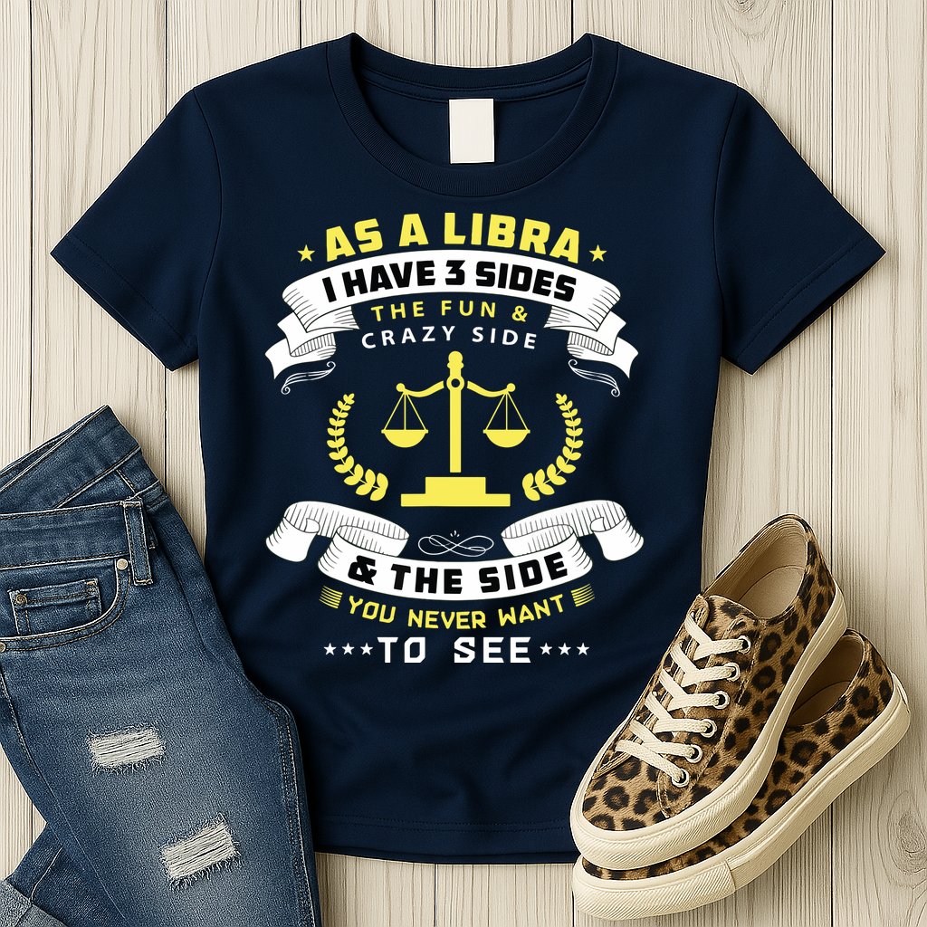 Libra Zodiac Birthday Horoscope Sign Libra Womens T-Shirt