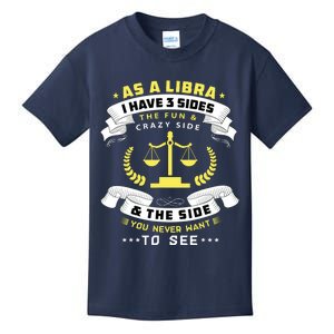 Libra Zodiac Birthday Horoscope Sign Libra Kids T-Shirt