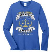 Libra Zodiac Birthday Horoscope Sign Libra Gift Ladies Long Sleeve Shirt