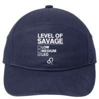 Leo Zodiac Funny Awesome Leos Design 7-Panel Snapback Hat