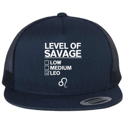 Leo Zodiac Funny Awesome Leos Design Flatbill Hat