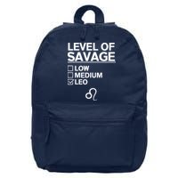 Leo Zodiac Funny Awesome Leos Design 16 in Basic Backpack