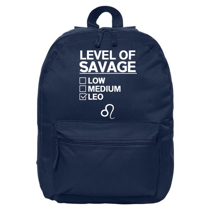 Leo Zodiac Funny Awesome Leos Design 16 in Basic Backpack