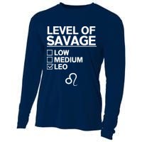 Leo Zodiac Funny Awesome Leos Design Cooling Performance Long Sleeve Crew