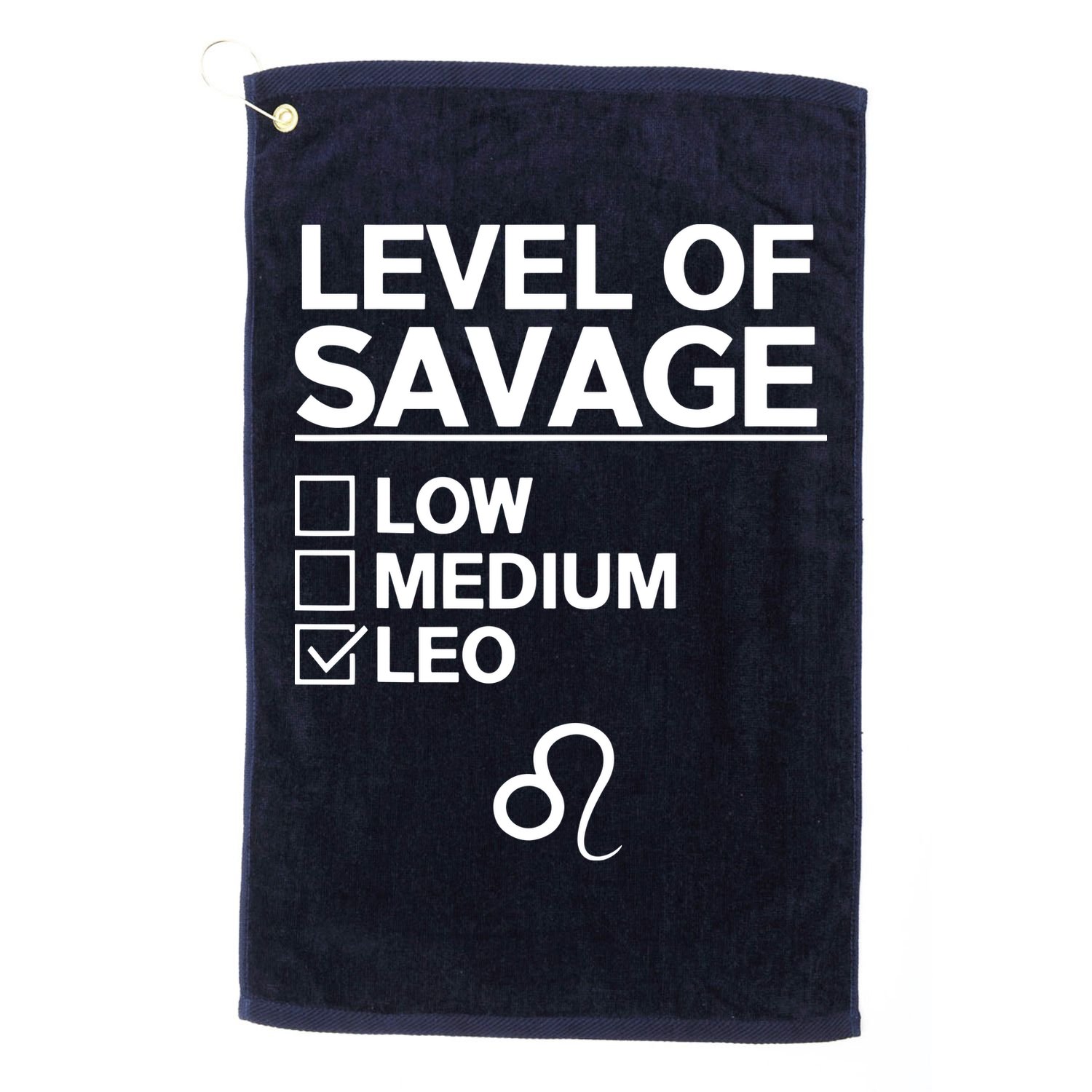 Leo Zodiac Funny Awesome Leos Design Golf Towel
