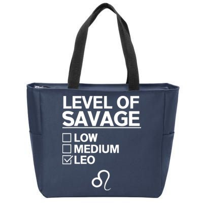 Leo Zodiac Funny Awesome Leos Design Zip Tote Bag