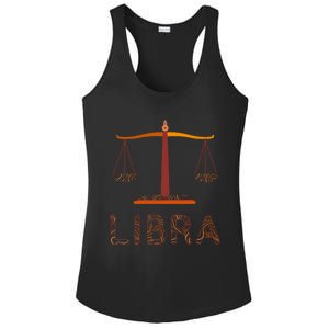 Libra Zodiac Fall Libra Birthday Gift Ladies PosiCharge Competitor Racerback Tank