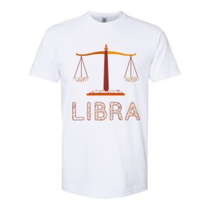 Libra Zodiac Fall Libra Birthday Gift Softstyle CVC T-Shirt