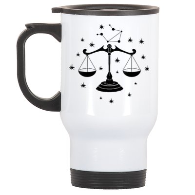 Libra Zodiac Gift Stainless Steel Travel Mug