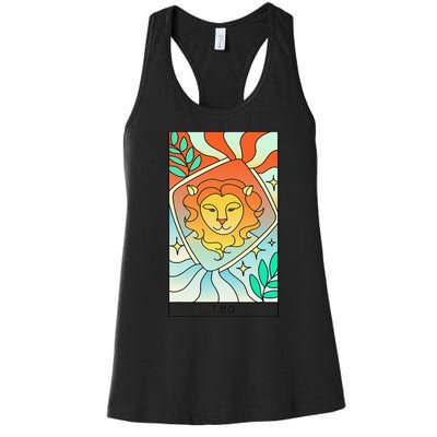 Leo Zodiac Women's Racerback Tank