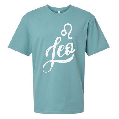 Leo Zodiac Sueded Cloud Jersey T-Shirt