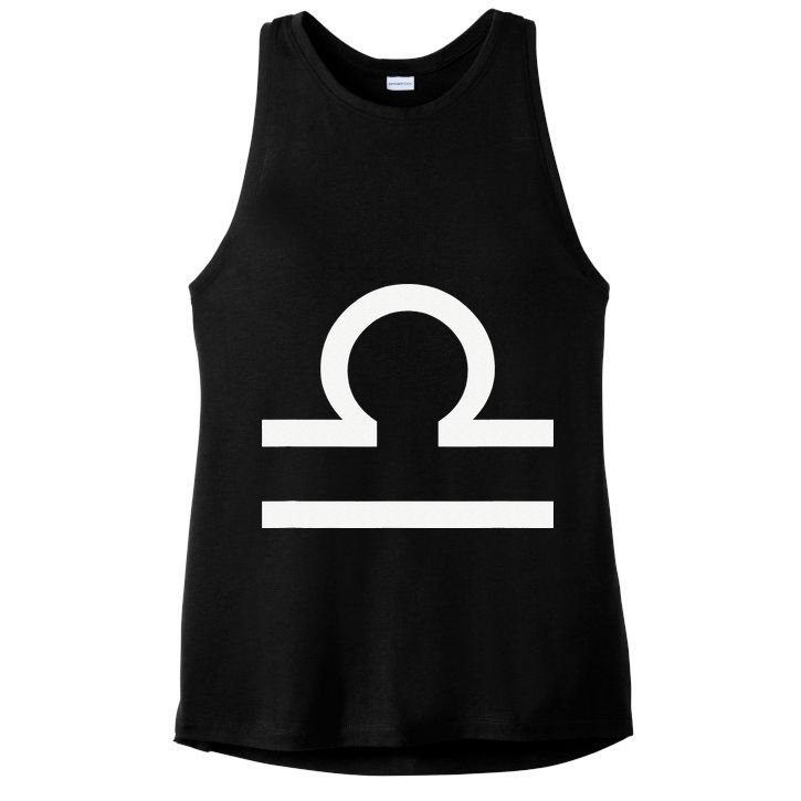 Libra zodiac Ladies PosiCharge Tri-Blend Wicking Tank