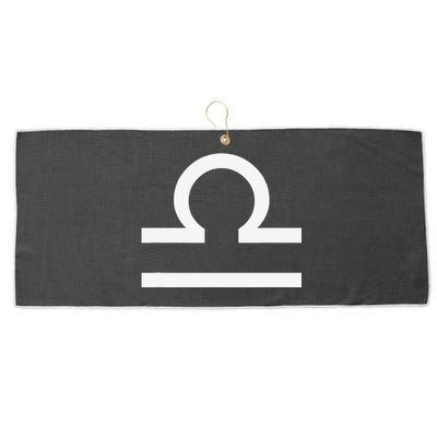 Libra zodiac Large Microfiber Waffle Golf Towel