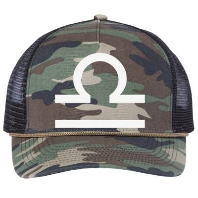 Libra zodiac Retro Rope Trucker Hat Cap