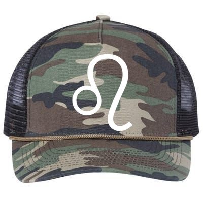 Leo Zodiac Retro Rope Trucker Hat Cap