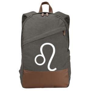 Leo Zodiac Cotton Canvas Backpack